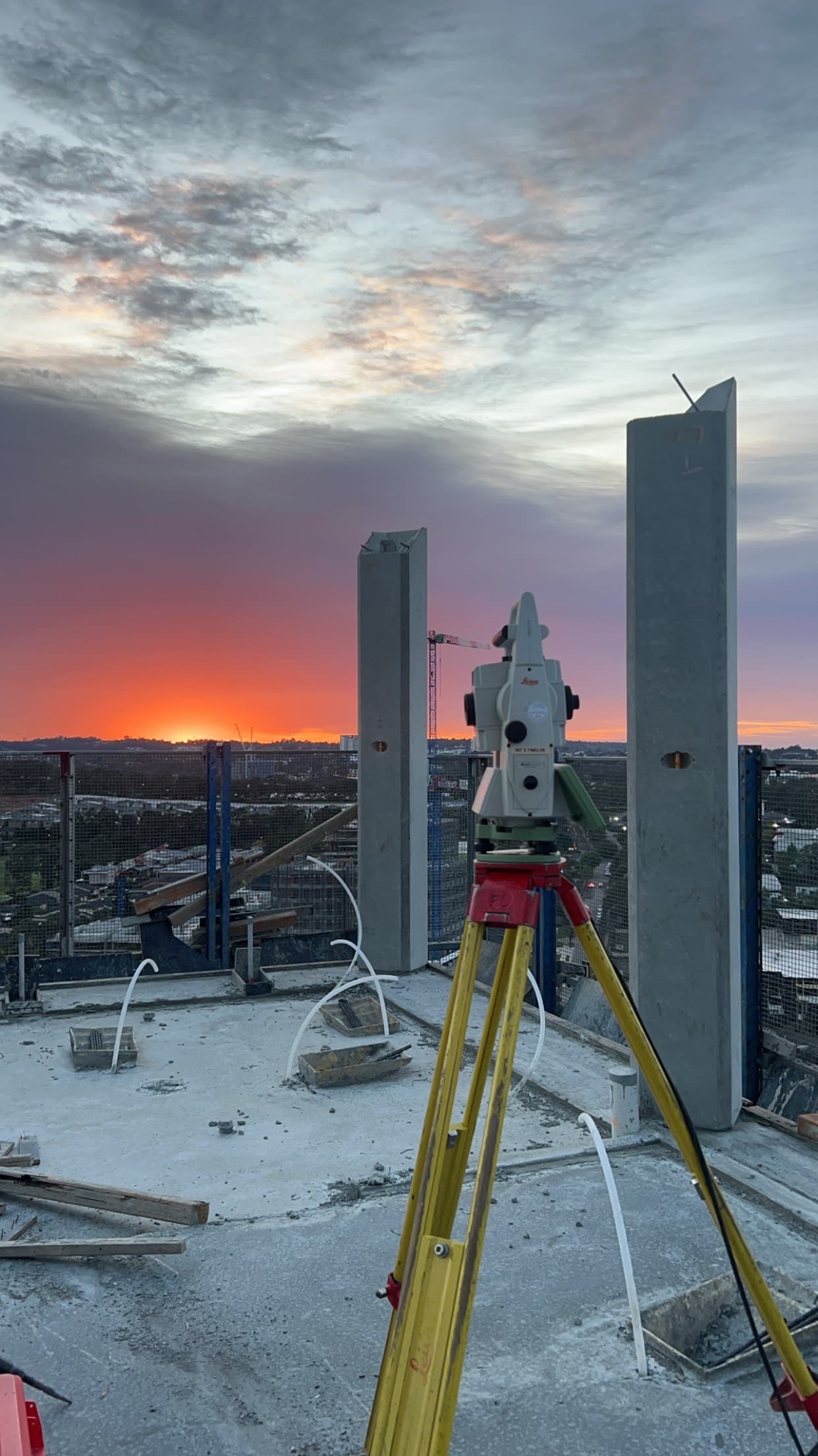 High-rise surveying